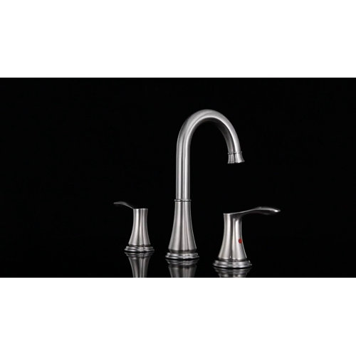 Parlos Home Widespread Bathroom Faucet with Drain Assembly & Reviews